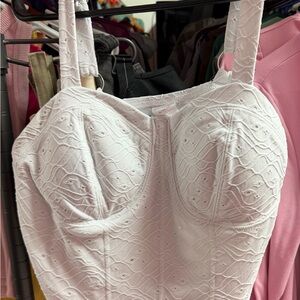 NOBO White Textured Tank Top